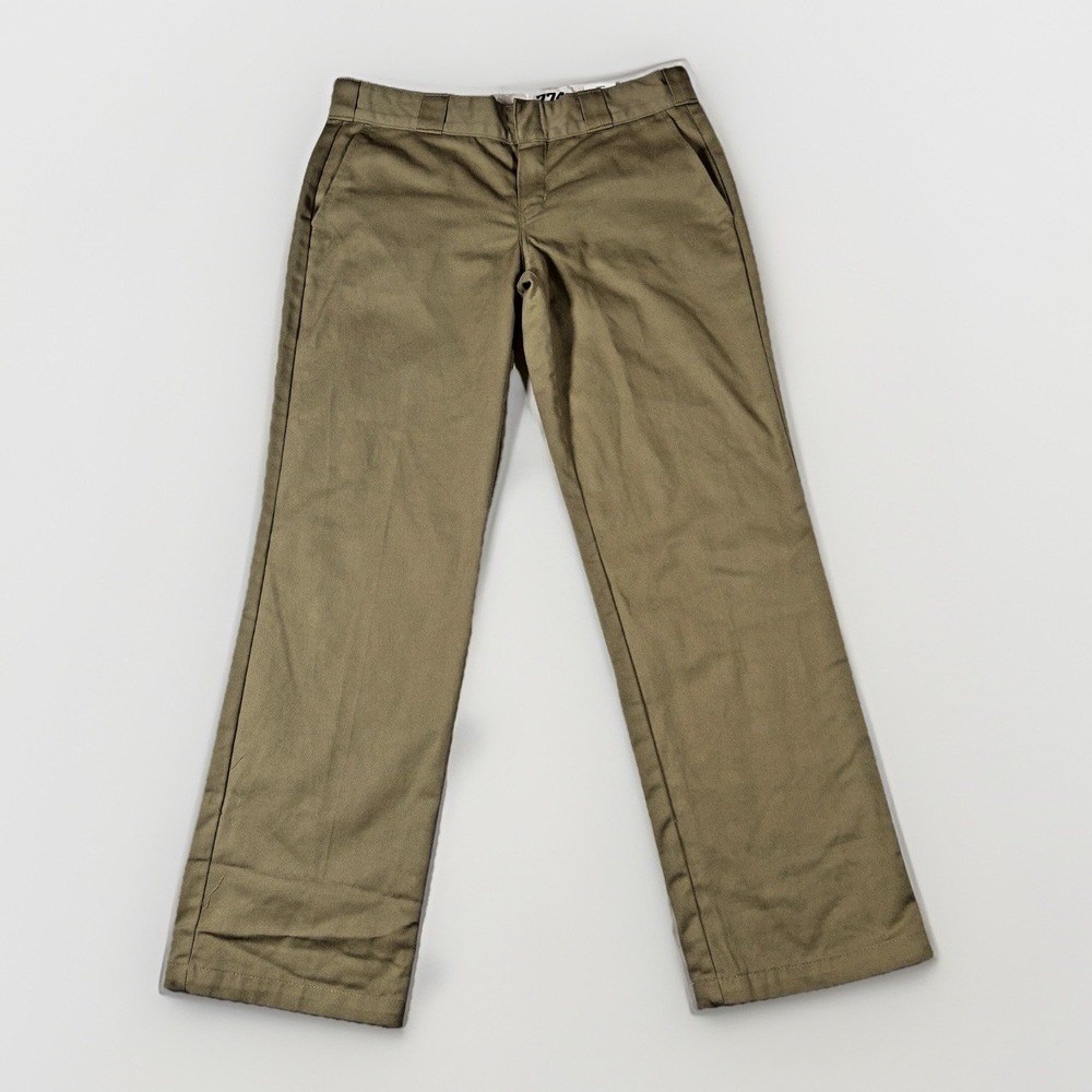 Dickies 774‎ Original Fit Work Pants Womens 6R Khaki Tan Straight Leg FP774KH